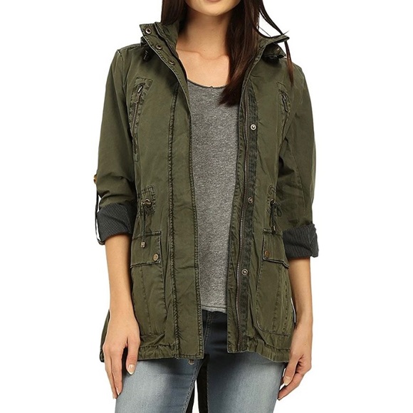 Levi's Jackets & Blazers - Levi’s Olive Utility Military Army Jacket Small